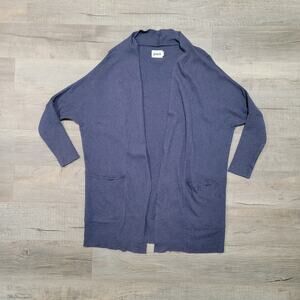 Pact Organic Cotton Cardigan Sweater Size S/M Oversized Slouchy Pockets Light